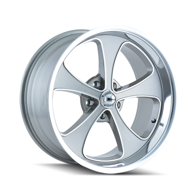 Ridler Wheels - Ridler Wheels 645-8965GP 645 Series 18x9.5 5x4.5 0mm Matte Gray/Machined