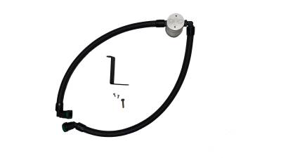 J&L Oil Separator Co - J&L Oil Separator 3095D-C Silver Oil Separator 3.0 Driver Side