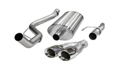 Corsa Performance - Corsa 14393 Single Side Exit Cat-back w/4" Side Swept Tips Ford F150 5.0L