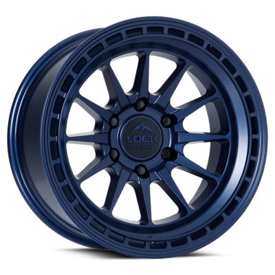 Lock Off-Road - Lock Off-Road LC05 Baja 17x9 5x5.0 0mm Matte Blue BAJA-7957BLUE