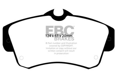 EBC Brakes - EBC Brakes DP31357C Redstuff Ceramic Low Dust Brake Pads for Neon PT Cruiser