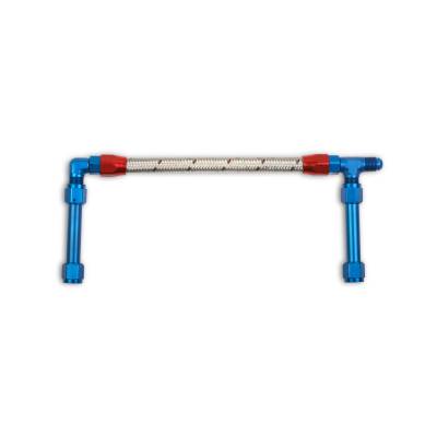 Holley - Holley Performance 34-45 Carburetor Fuel Log 4150 Ultra XP 6 AN 9.75" Blue