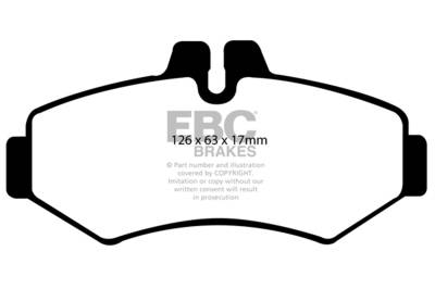 EBC Brakes - EBC Brakes DP41298R Yellowstuff Street & Track Brake Pads for 02-15 G500 G550