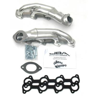 JBA Racing Headers - JBA Headers 1625S-9JS 1-5/8" Shorty Stainless Headers Ceramic 99-04 Mustang GT