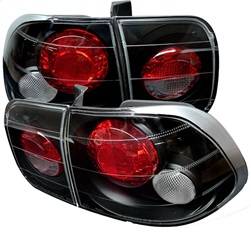 Spyder Auto - Spyder Auto 5004970 Euro Style Tail Lights Black for 96-98 Honda Civic 4DR