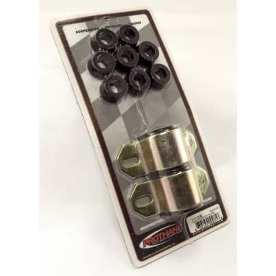 Rugged Ridge - Rugged Ridge 1-1110BL Stabilizer Bar Bushing Kit Front Black 7/8" 76-86 CJ