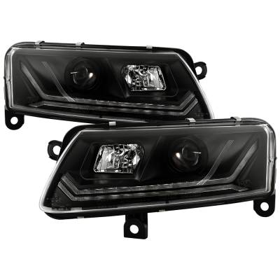 Spyder Auto - Spyder Auto 5087690 Projector Headlights LED Turn Signal Lights for 09-11 A6