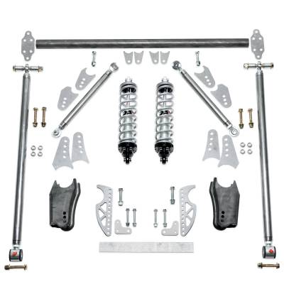 QA1 - QA1 R273-170 HD Pro Rear Triangulated 4-Link Front Mount Double Adj. Coilovers
