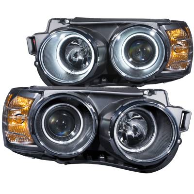 Anzo USA - Anzo USA 121488 Projector Headlight Set w/CCFL Halo Black for Chevy Sonic