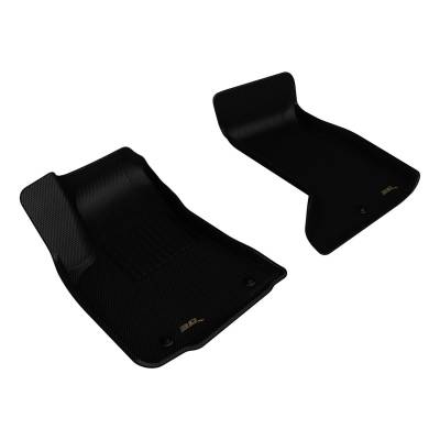 3D MAXpider - 3D MAXpider L1DG02911509 KAGU Floor Mat for 17-23 Dodge Challenger