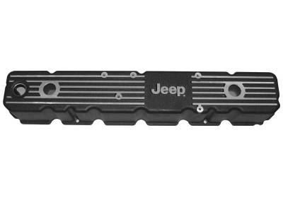 Omix - Omix DMC-6914 4.2L Aluminum Valve Cover w/Logo