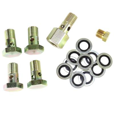 BD Diesel - BD Diesel 1050220 Fuel Line Banjo Bolt Upgrade Kit for 00-02 Dodge
