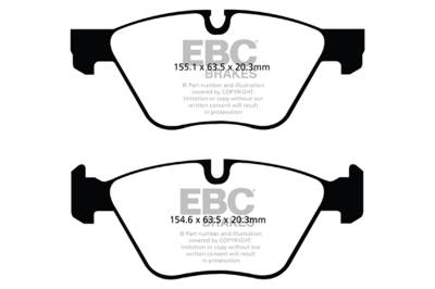 EBC Brakes - EBC Brakes DP42088R Yellowstuff Street & Track Brake Pads