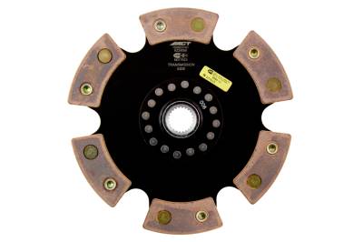 Advanced Clutch - Advanced Clutch 6224006 ACT 6 Pad Rigid Race Clutch Disc
