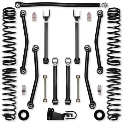 Rock Krawler - Rock Krawler JK25UA-2 2.5" Ulti Adv Lift Kit for 07-18 Wrangler JK 2DR w/o Shock