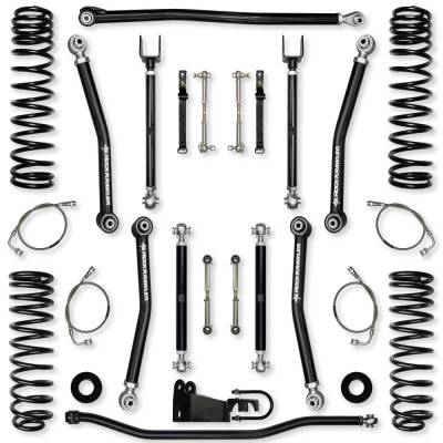 Rock Krawler - Rock Krawler JK35XF-2 3.5" X-Factor Lift Kit for 07-18 Wrangler JK 2DR w/o Shock