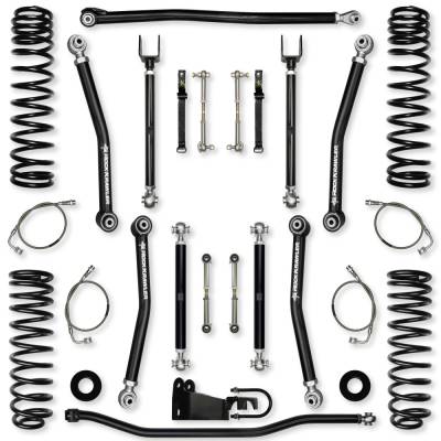Rock Krawler - Rock Krawler JK25XF-2 2.5" X-Factor Lift Kit for 07-18 Wrangler JK 2DR w/o Shock
