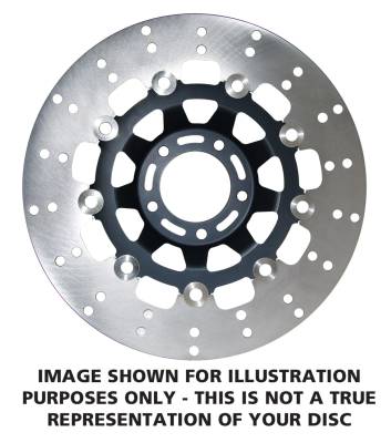 EBC Motorcycle Brakes - EBC Motorcycle Brakes VMD2025 Vintage Design Brake Rotor