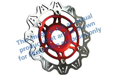 EBC Motorcycle Brakes - EBC Motorcycle Brakes VR2094RED Vee-Series Sport Bike Rotor for 04-06 YZF-R1