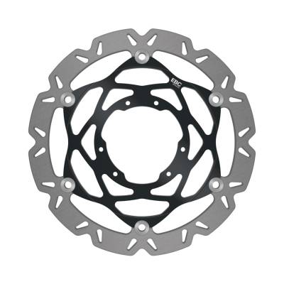 EBC Motorcycle Brakes - EBC Motorcycle Brakes SMX6389 SMX Carbon Fiber Look Supermoto Rotor Kit