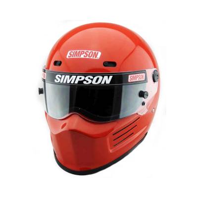 Simpson Safety - Simpson Safety 7210014 Super Bandit Racing Helmet Small Red
