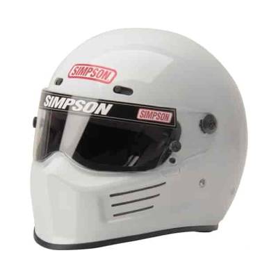 Simpson Safety - Simpson Safety 7210011 Super Bandit Racing Helmet Small White
