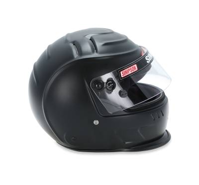 Simpson Safety - Simpson Safety 7707148 Speedway Shark Racing Helmet 7.250" Matte Black