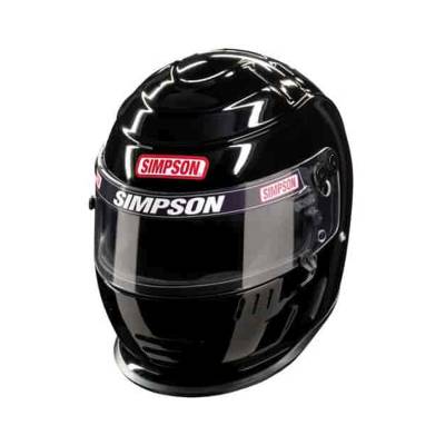 Simpson Safety - Simpson Safety 7707182 Speedway Shark Racing Helmet 7.125" Black