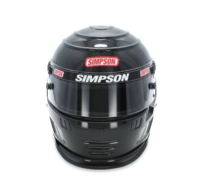 Simpson Safety - Simpson Safety 770734C Speedway Shark Racing Helmet 7.750" Carbon Fiber