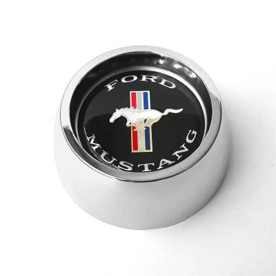 Grant - Grant 5847 Ford Licensed Mustanger Horn Button Chrome 3-Hole Steering Wheel