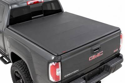 Rough Country Suspension Systems - Rough Country Soft Tri-Fold Tonneau Cover 15-22 Colorado/Canyon 5' 41215500A
