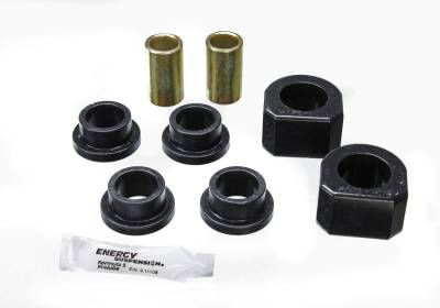 Energy Suspension - Energy Suspension 3.5118G Front Sway Bar Bushing Set Black for Chevy & GMC 4WD