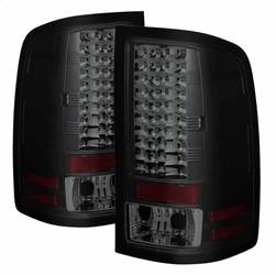 Spyder Auto - Spyder Auto 5078186 Black/Smoke LED Taillights for 07-13 GMC Sierra