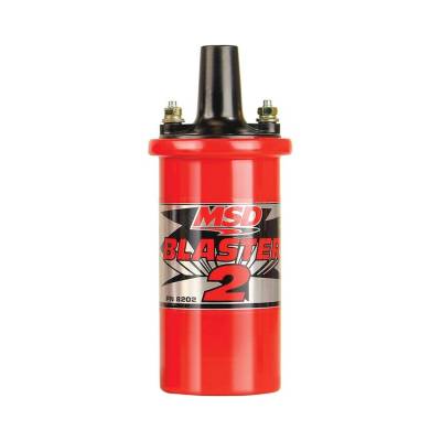 MSD - MSD Ignition 8202 Blaster 2 Ignition Coil Red Universal
