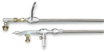 Lokar - Lokar KD-2727HT 48" Hi-Tech Stainless Steel Housing 727 Kickdown Cable