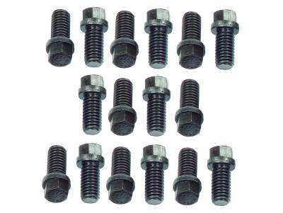 Mr Gasket - Mr Gasket 919G Header Bolts Hex Head 3/8"-16 x 0.75" 16 Pc.