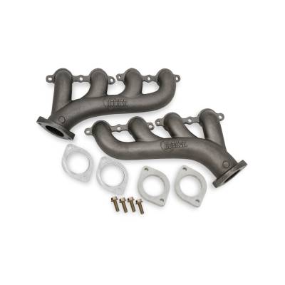Hooker BlackHeart - Hooker BlackHeart 8502HKR LS Swap Exhaust Manifolds Natural Cast Finish