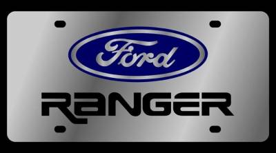 Eurosport Daytona - Eurosport Daytona 1516-1 Stainless License Plate Ford Ranger Logo