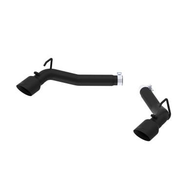MBRP Exhaust - MBRP Exhaust S7021BLK Blk 3" Axle-Back Race Dual RR Exit for 10-15 Chevy Camaro