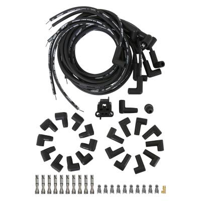 MSD - MSD Ignition 5553 Street Fire 8mm V8 90-Degree Spark Plug Wire Set Socket/HEI