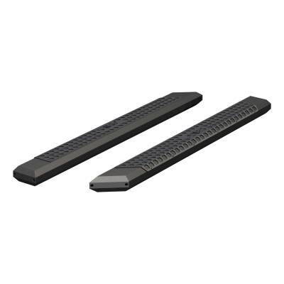 ARIES - ARIES 2055975 AdvantEDGE 5.5x75" Universal Black Alum Running Boards w/o Mounts