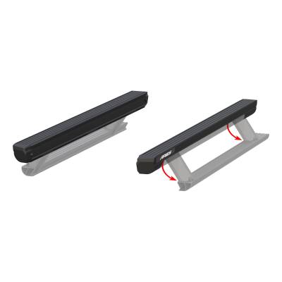 ARIES - ARIES 3025165 ActionTrac Powered Running Boards for 03-26 GM/Jeep/Toyota/Ford