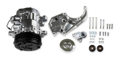Holley - Holley Performance 20-142P Polished Accessory Drive Bracket for GM LS Engines