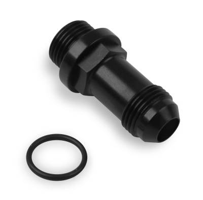 Holley - Holley Performance 26-164-1 Long -6AN Male Fuel Inlet Fitting Black