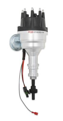 MSD - MSD Ignition 83525 Pro-Billet Distributor Black Cap for Ford/Mercury 289/302