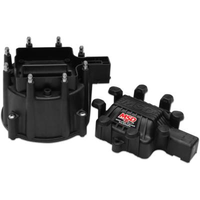 MSD - MSD Ignition 84113 Extreme Output Black Distributor Cap for GM HEI Ignition
