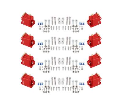 MSD - MSD Ignition 82808 Pro 600 Red High Output Ignition Coils 50000V 8Pc