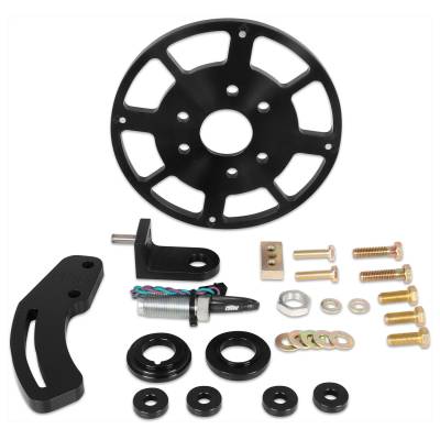 MSD - MSD Ignition 86153 8" Black Flying Magnet Crank Trigger Kit for Chevy SB