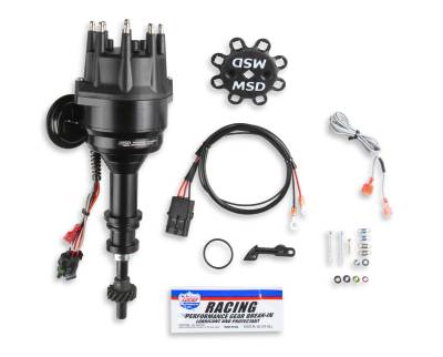 MSD - MSD Ignition 835031 Ready-To-Run Distributor Steel Gear for Ford 351C-460 Black