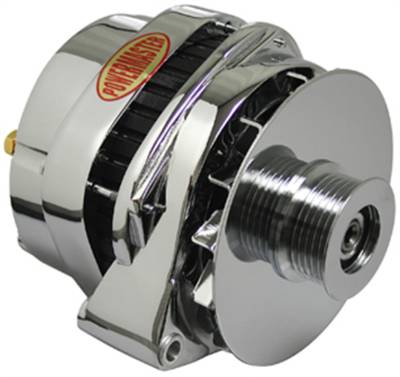 Powermaster Performance - Powermaster 37806 CS144 200 Amp Alternator Chrome 6-Groove Serpentine